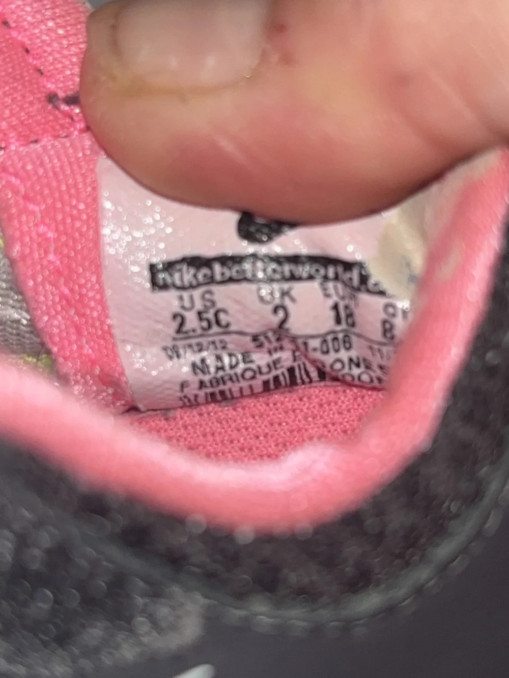 Nike Navy, Pink and Teal Toddlers' Athletic Sneakers